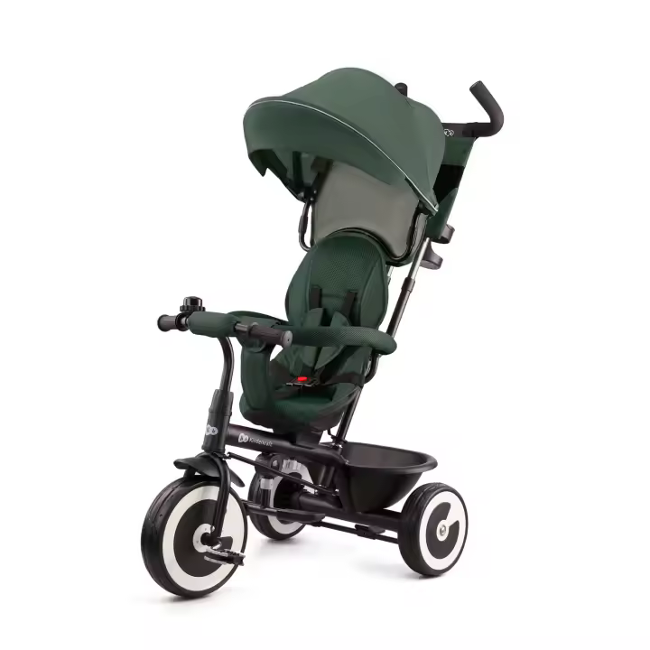 Triciclo Evolutivo ASTON de Kinderkraft, Cabina desplegable, Cinturón, 9 Meses a 5 Años - 1