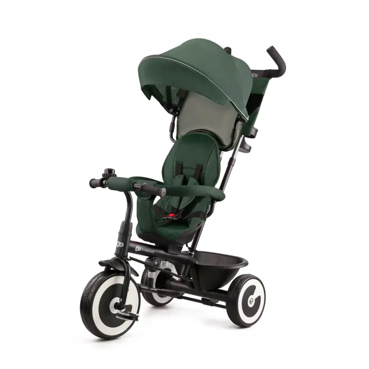 Triciclo Evolutivo ASTON de Kinderkraft, Cabina desplegable, Cinturón, 9 Meses a 5 Años - 1