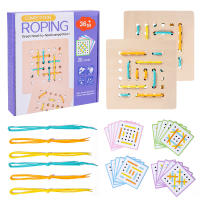 Puzzle De Madera Montessori Para Niños Juguete Educativo Temprano Alineación De Sombras Frutas Ropa Conocimiento Para Edad Infantil - details 3