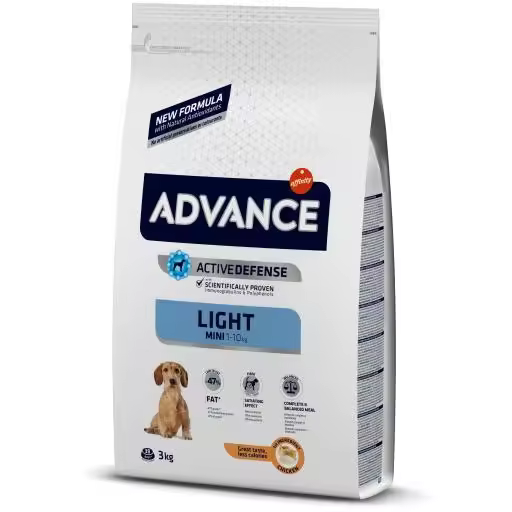 Advance Pienso Light para Perros Mini de Pollo y Arroz (Perros , Comida , Pienso) - 1.5 Kg15 - 1