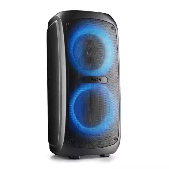NGS Wild Temper Altavoz Portátil Inalámbrico con Batería Bluetooth/USB/AUX IN 200W Negro - 1