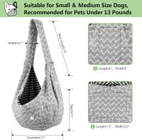 Con 2 bolsillos para Perros, portabebés para caminar en el Metro (Gris Claro) - details 1