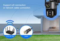 Cámara IP de 12 MP y 6 K para exteriores, WiFi, PTZ, tres lentes, pantalla dual, zoom óptico de 10X, seguimiento automático, cámara de seguridad CCTV impermeable - details 11