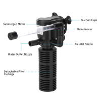Filtro De Acuario Silencioso 3 En 1 Con Bomba Interna Y Purificador De Agua Accesorios Para Filtro Submersible De Oxígeno - details 9