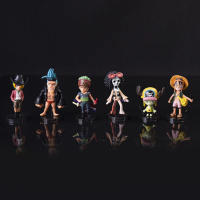 Set De 6 Figuras De Acción Anime One Piece Luffy PVC Modelo Coleccionable Decorativo Juguetes Para Niños Regalo De Cumpleaños - details 5