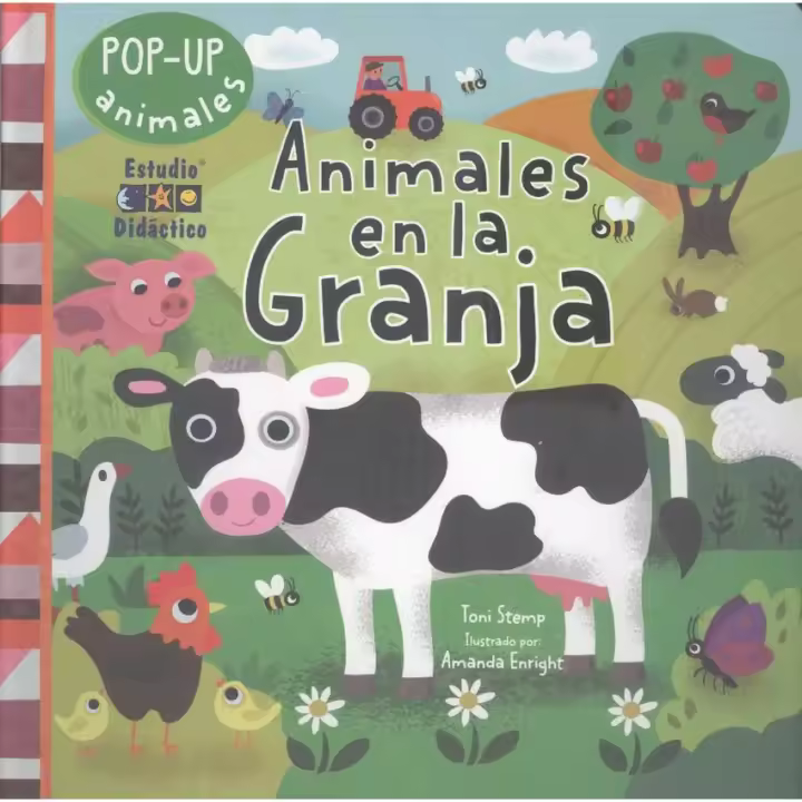 Libro Animales en la Granja. POP-UP animales Editorial ESTUDIO DIDACTICO Año 2025 Autor Stemp, Toni ISBN 9788410205543 - 1