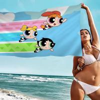 Toalla De Baño P-Power Puff-Girls Para Niñas Toalla De Playa Personalizada Toalla De Piscina Regalo De Vacaciones Toalla De Picnic Toalla De Fiesta Tamaño 30x60 Cm 50x100 Cm Absorbente Y Secado Rápido Poliéster/Celulosa De Paja - details 7