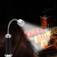 Lámpara De Tubo Suave 1 Pieza Luz Exterior 9 Lámparas LED Para Barbacoa Y Parrilla Base Magnética Ajustable De 360° Luz Super Brillante Accesorio De Barbacoa Metálico - details 0