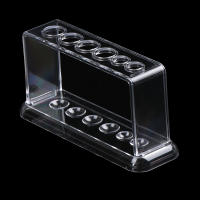 Estante De Tubos De Prueba De Plástico Transparente Con 6 Agujeros Soporte Para Laboratorio Organizador De Tubos De Prueba - details 2