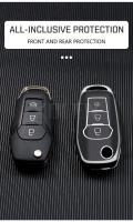 Funda De Llave De Coche TPU Para Ford Fusion Fiesta Escort Mondeo Everest Ranger Figo Ecosport MK8 Kuga F150 Con Llavero - details 5