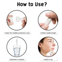 Derma Stamp Con Agujas De Titanio Ajustable Para Regeneración De Piel Facial Crecimiento De Barba Y Cabello 140/100 Agujas De 0.25mm - details 4