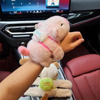 Brazalete De Capybara Divertido Para Niños Y Adultos Muñeca De Peluche Kawaii Con Anillo En La Mano Regalo De Cumpleaños Para Niñas Y Niños - details 0