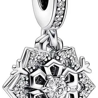 Pandora Colección Moments Snowflake，Incluye Caja Original - 1