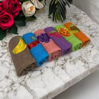 Paños de Cocina 6 Unidades 50x50cm - Rizo 400gr/m² - verdura Bordadas - Absorbentes y Duraderos - details 0
