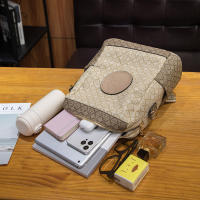 Nueva Mochila Retro Para Mujer Con Diseño De Impresión Gran Capacidad De Almacenamiento Para Viajes Material PU De Alta Calidad Bolsa Escolar Con Manijas Suaves Y Correas De Hombro - details 6