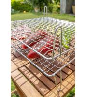 Parrilla doble abombada acero zincado 40x45x17.5cm. 2593 Sauvic - details 1