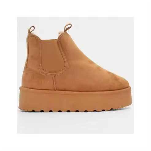TEOVEL BOTA CHELSEA CON PLATAFORMA B507 CAMEL - 1