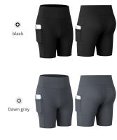 Pantalones cortos de Yoga para mujer, pantalones de camuflaje, cintura alta, ajustados, para gimnasio, Fitness, correr, mallas deportivas, medias de secado rápido S M L XL 2XL - details 27