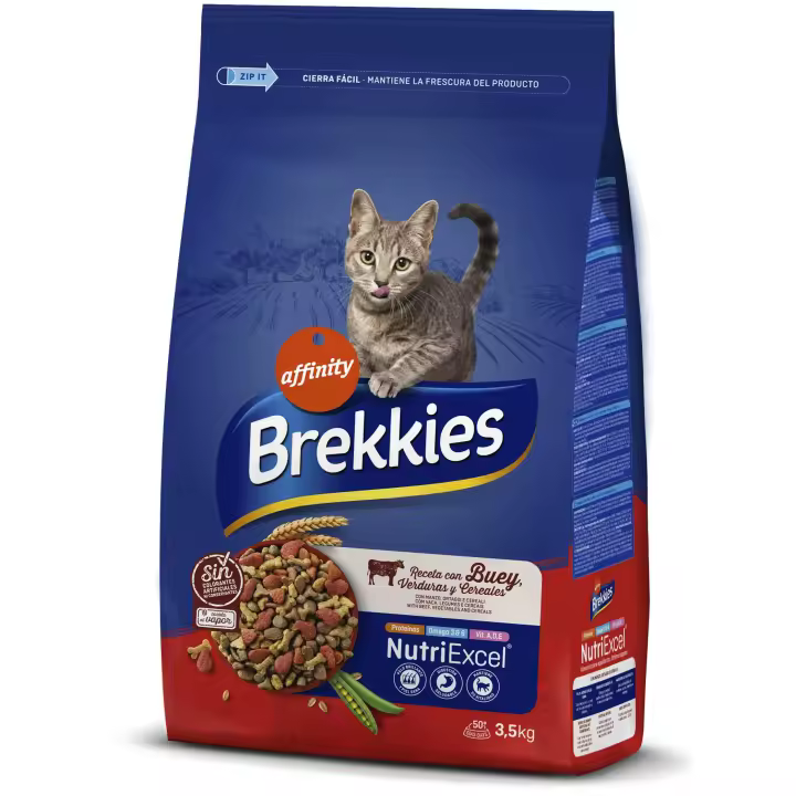 AFFINITY BREKKIES EXCEL CAT MIX BUEY 3,5KG - 1