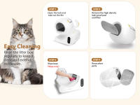 Nobleza - Arenero Autolimpiable Inteligente para Gatos con App, 70L Capacidad, Protección de seguridad múltiple,Ideal para Varios Gatos, Incluye 2 Rollos de Bolsas de Basura - details 11