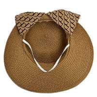 Kebedo Moda Sombrero de Paja para Mujer Pamela de Playa Protección UV, Sombreros de Verano Comodidad y Estilo Al Aire Libre - details 4