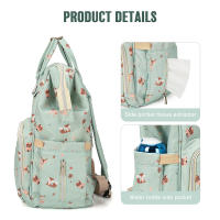 Mochila De Diaper Grande Capacidad Multifuncional Bolsa De Bebé Impermeable Moda Para Mamá Viaje Nappy Bags Bolsa De Amamantamiento - details 5