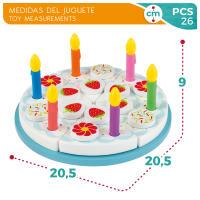 WOOMAX Tarta de cumpleaños de madera - details 4