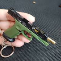 Pistola De Juguete Miniatura TTI G34 En Aleación Para Coleccionistas Y Regalos Para Niños Y Adultos Sin Batería Material Metálico - details 2