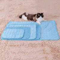 Alfombra De Enfriamiento Para Mascotas Perro Gato Cama Fría De Verano Tamaño Pequeño Material De Seda Hielo Resistente Al Agua 5 Tamaños Disponibles - details 12