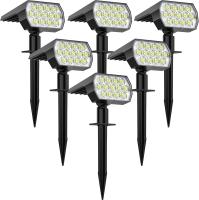 Luces De Punto Solar Exteriores 52 LED 3 Modos Luz De Escena Solar Impermeable IP65 Para Camino Jardín Y Paisaje - details 1