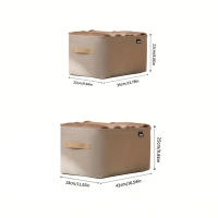 Cesta De Almacenamiento Plegable De Tela Para Ropa Y Juguetes Organizador De Armario Para El Hogar Y La Oficina Eco-amigable - details 6