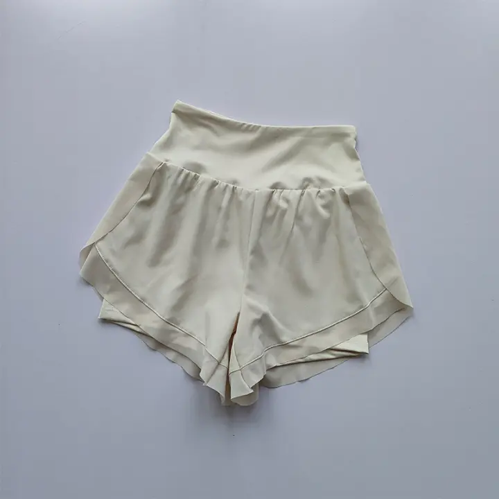 Shorts Deportivos De Verano Para Mujer Malla 2 En 1 Secado Rápido Yoga Transpirables Cintura Alta Para Correr Fitness - 1