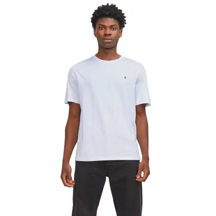 Camiseta manga corta insignia Jack & Jones 12245087 blanco - 1