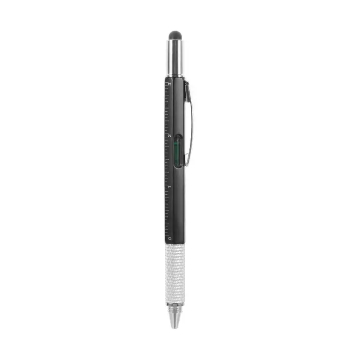 Bolígrafo Capacitivo Multifuncional Con Destornillador Nivel De Espíritu Y Bolígrafo De Punto Sobre Teléfono Móvil Herramientas De Construcción Gadgets - 1
