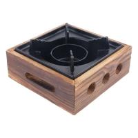 Parrilla Portátil Para Cocinar Cuadrada De Acero Inoxidable Para Uso Doméstico Estufa Sólida Para Hot Pot Y Barbacoa - details 2
