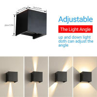 Luz De Pared Inteligente Tuya RCBCW Exterior Cambio De Color Dimmer Compatible Con Alexa Google Luz De Porche Moderna IP65 LED Incluida - details 7