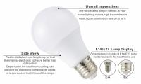 Lámpara LED 10pcs E27 E14 3W-20W Luz Blanca Fría/Cálida 220V-240V Para Sala De Estar Bombilla De Iluminación De 50000 Horas De Vida Útil - details 1
