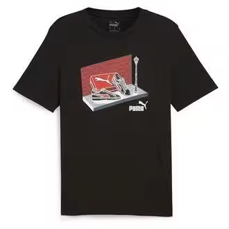 Camiseta Puma Graphics Negro - Alta Calidad - 1