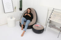 OTAUTAU Sofá Inflable Con Taburete Estuche Reclinable Portátil Para Camping Y Jardín Color Único Producto SF029 - details 16