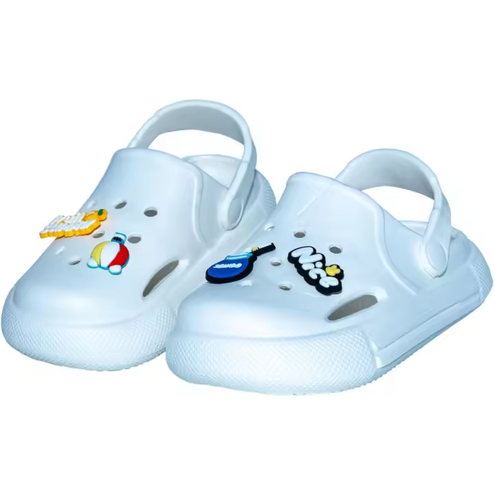 Zuecos Perforado EVA Infantiles Blanco Talla 26 Juguetes MOLA MOLA - 1
