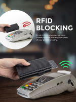Credit Card Holder  RFID Blocking Bifold Wallet Men's Wallet with Coin Compartment and Banknote Compartment - details 5