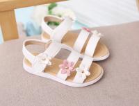 Sandalias De Verano Para Niñas 2024 Con 3 Flores Decoración Floral Transpirables Antideslizantes Talla True to Size Para Fiestas Y Vestidos - details 8