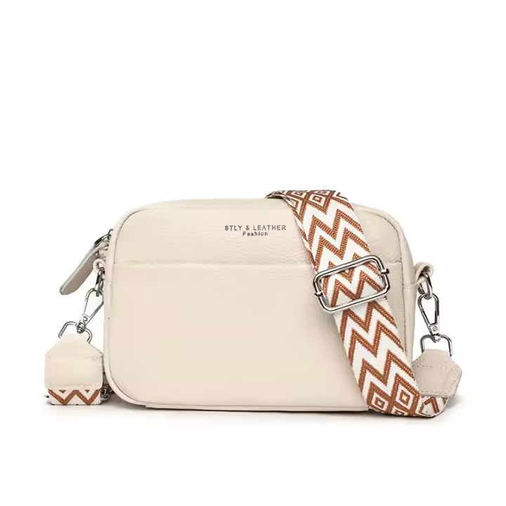 Bolso Cruzado de color Liso, Lujo, 2025 - 1