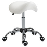 HOMCOM Silla Trabajo Taburete Ruedas Giratorias Taburete Cosmetica Dentista Peluqueria - details 0