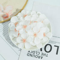 50Pcs Pétalos De Cerezo Artificiales De Seda Para Decoración De Casamiento Fiesta Hogar DIY Scrapbook Tarjeta Artesanía - details 7