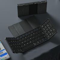 Teclado Bluetooth Plegable BOW Recargable Inalámbrico 2.4G Para iPhone iPad Laptop Desktop Mini Teclado Ergonómico Multifuncional - details 10
