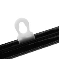Sombra De Ventana Con Ventosa Sin Uñas Cortina De Sombra Para Ventanas Fácil Instalación Para Dormitorio Oficina Baño PVC Negro Blanco - details 3