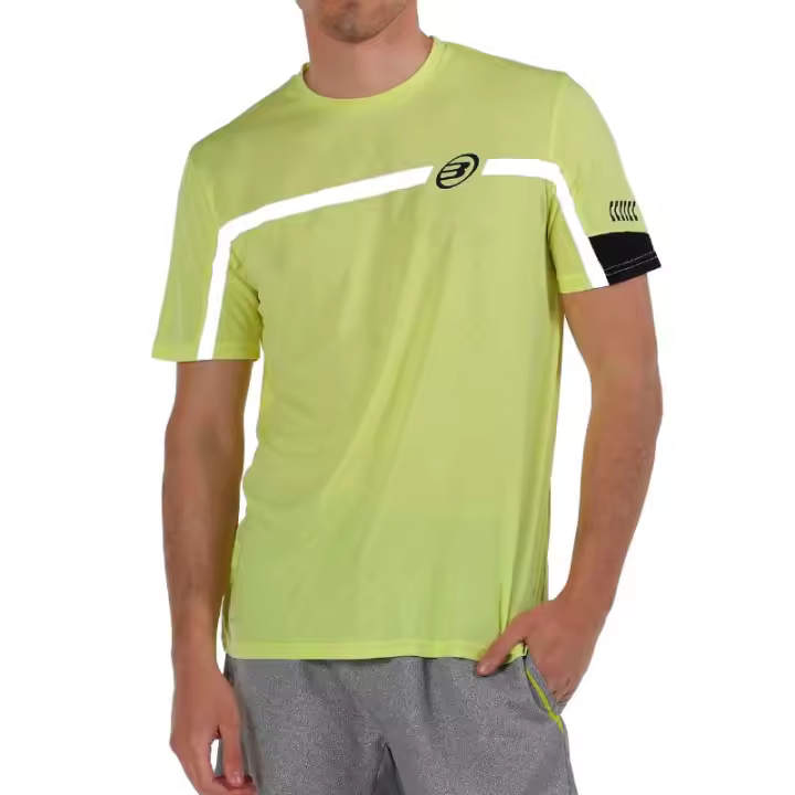 Camiseta Bullpadel Camila Amarillo Limon Fluor - 1