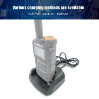 Cargador Original UV-K5 100% Para Intercomunicador De Banda Cruzada ANYSECU/ Quansheng Con Alerta Del Clima NOAA Accesorios Para Walkie Talkie - details 3