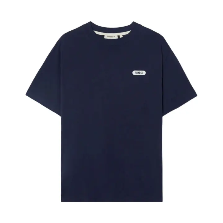 Camiseta Azul Pompeii Programme Navy Tee Corte Relajado - 1